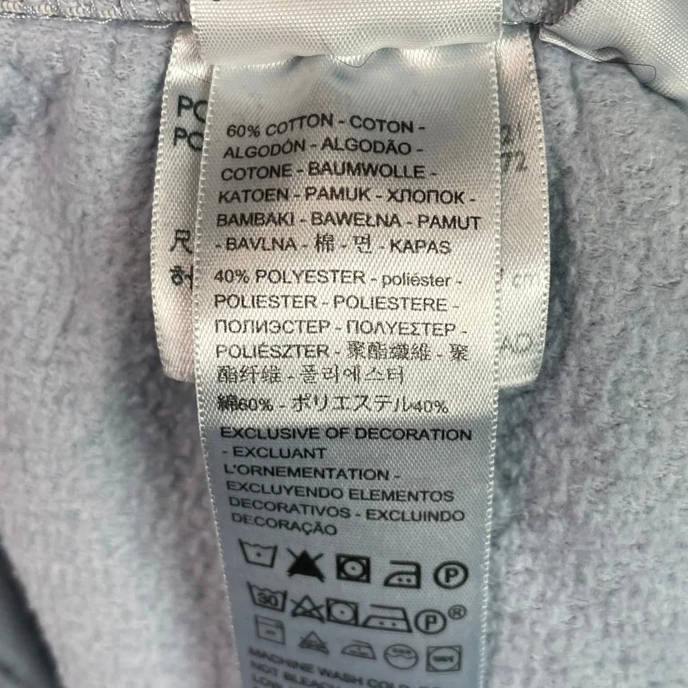 Levi's Sweatpants Mens Large Blue Joggers Fleece Elastic Waist Logo Relaxed